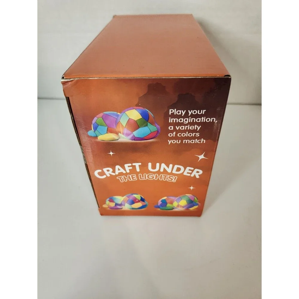 Paint Your Own Lamp Kit - Art Supplies Arts & Crafts Kit - Painting Kit Turtle